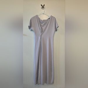 Chic Asymmetrical Lavender Dress